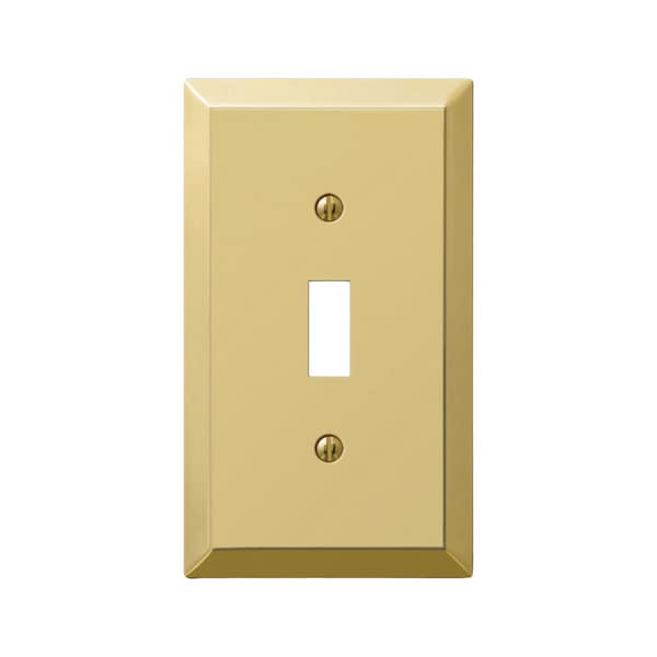Amerelle Wall Plate, Number of Gangs: 1 Steel, Polished Brass Finish, Bronze 163TBR - main